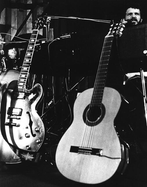 Jesse's guitars and Chris castle